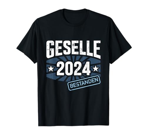 Geselle 2024 Shop - Herren T-Shirt für bestandene Gesellenprüfung und Ausbildung - Schwarz, Klein, Kurzarm, V-Ausschnitt Geselle 2024 Shop - Herren T-Shirt für bestandene Gesellenprüfung und Ausbildung - Schwarz, Klein, Kurzarm, V-Ausschnitt von Geselle 2024 Shop