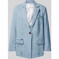 Gestuz Jeansblazer mit Brustleistentasche Modell 'Vella' in Hellblau, Größe 40 von Gestuz