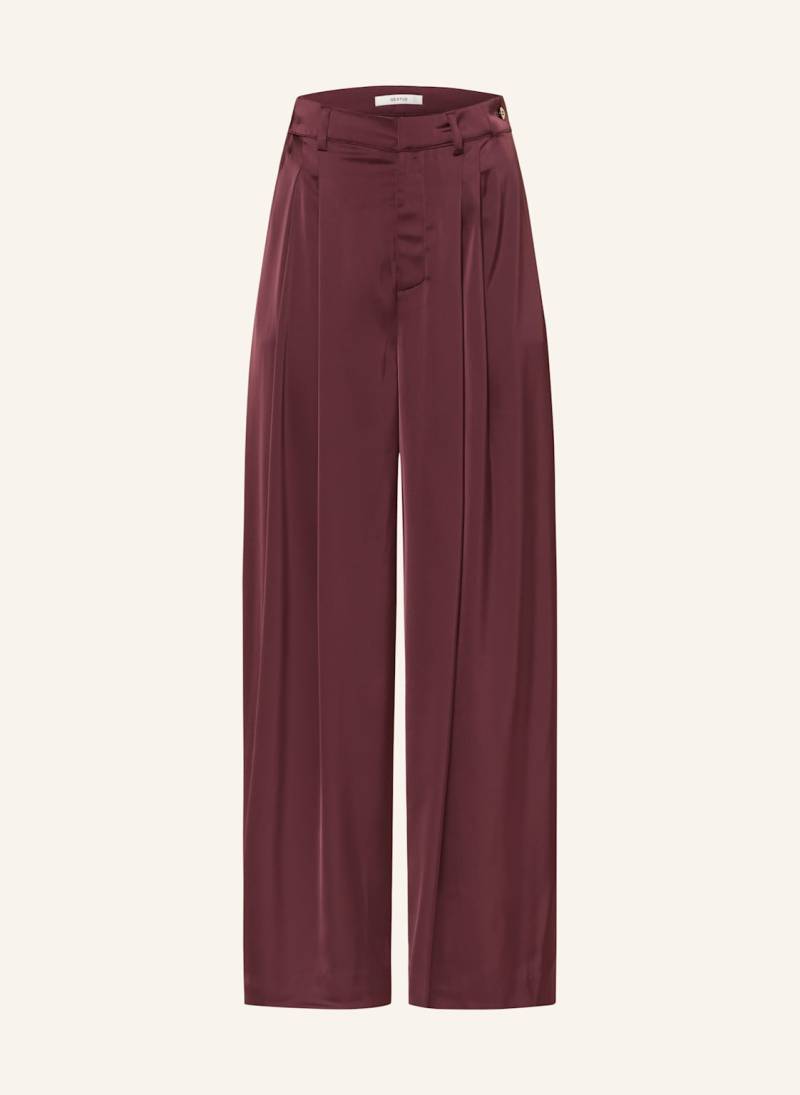 Gestuz Marlenehose Gzrue Aus Satin rot von Gestuz