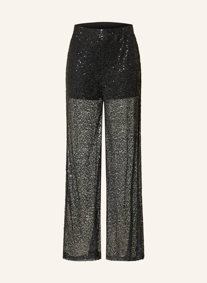 Gestuz Mesh-Hose Gzsaina Mit Pailletten schwarz von Gestuz