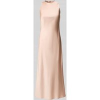 Gestuz Midikleid aus Viskose-Mix mit Rundhalsausschnitt Modell 'ceri' in Rose, Größe 38 von Gestuz