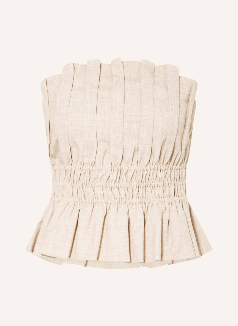 Gestuz Off-Shoulder-Top Gzdecy beige von Gestuz