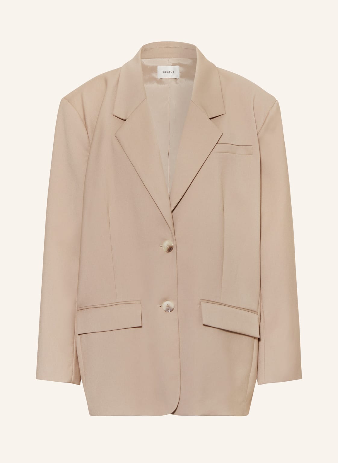 Gestuz Oversized-Blazer Paulagz beige von Gestuz