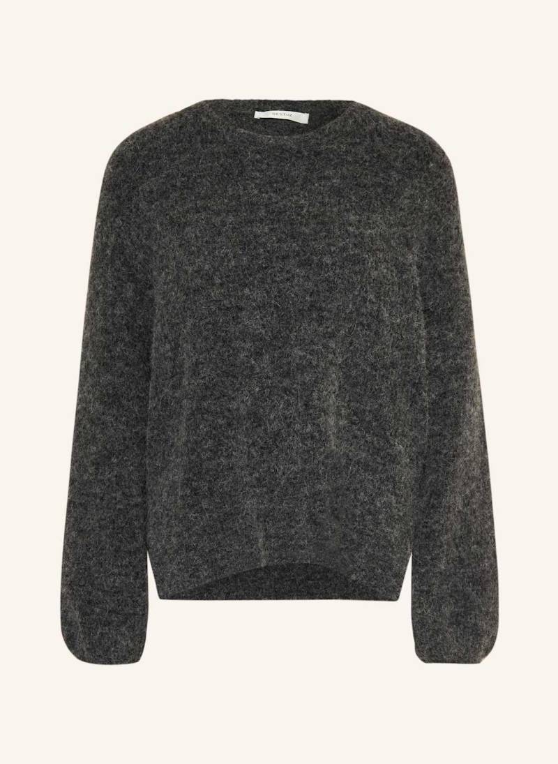Gestuz Pullover Gzalpha Mit Alpaka grau von Gestuz