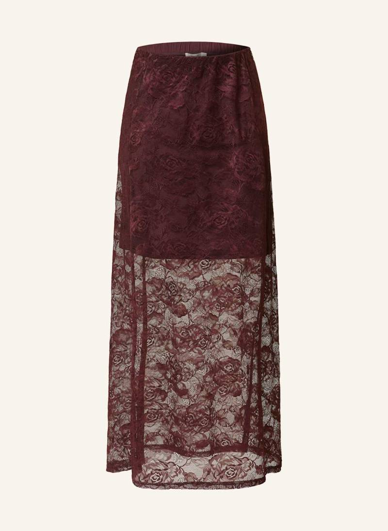 Gestuz Spitzenrock Gzleala rot von Gestuz