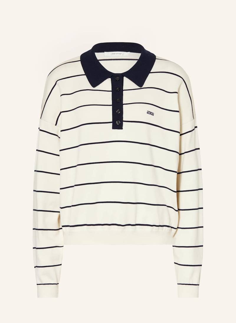 Gestuz Strick-Poloshirt Gztaige blau von Gestuz