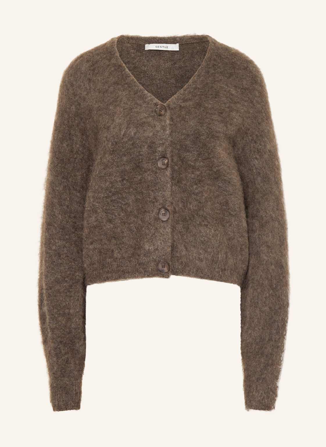 Gestuz Strickjacke Gzdebbie Mit Mohair braun von Gestuz