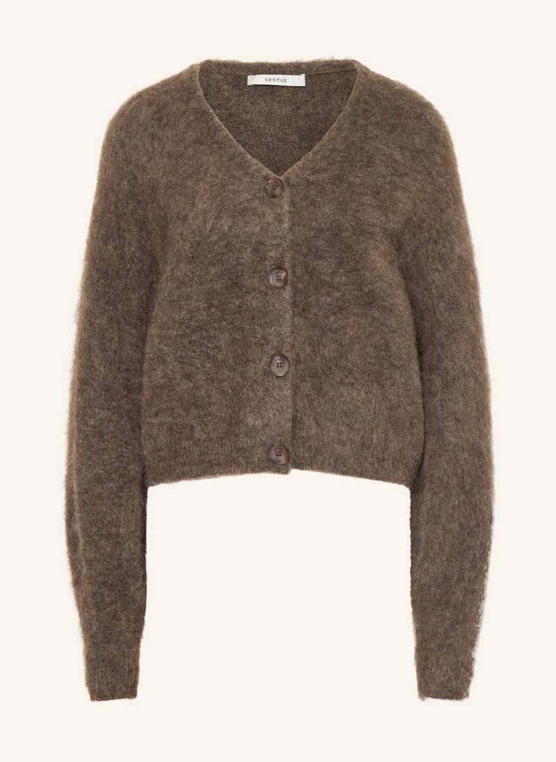 Gestuz Strickjacke Gzdebbie Mit Mohair braun von Gestuz