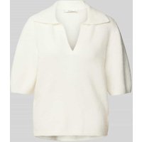Gestuz Strickpullover mit 1/2-Ärmel Modell 'alpha' in Offwhite, Größe XS von Gestuz