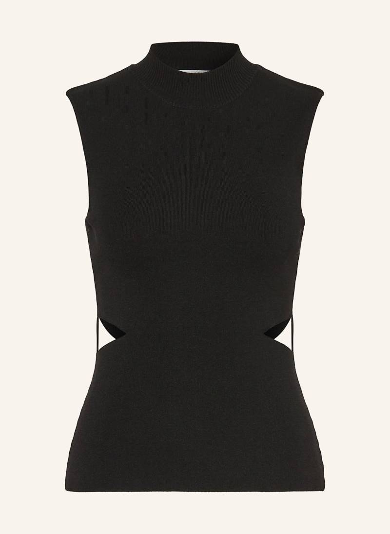 Gestuz Stricktop Gzbrinnett Mit Cut-Outs schwarz von Gestuz