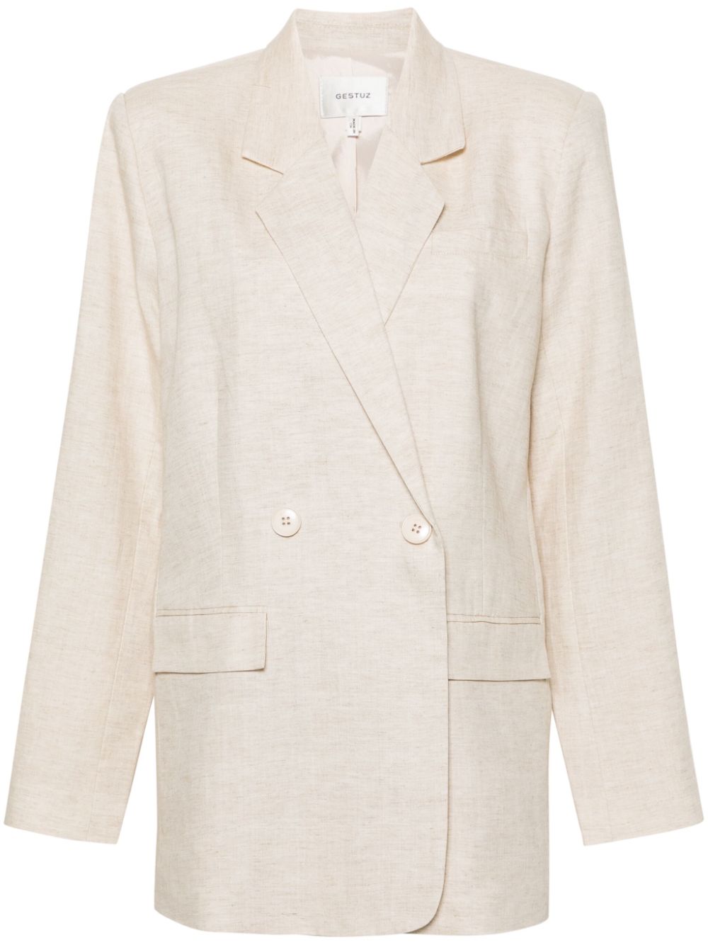 Gestuz Einreihiger Blazer - Nude von Gestuz