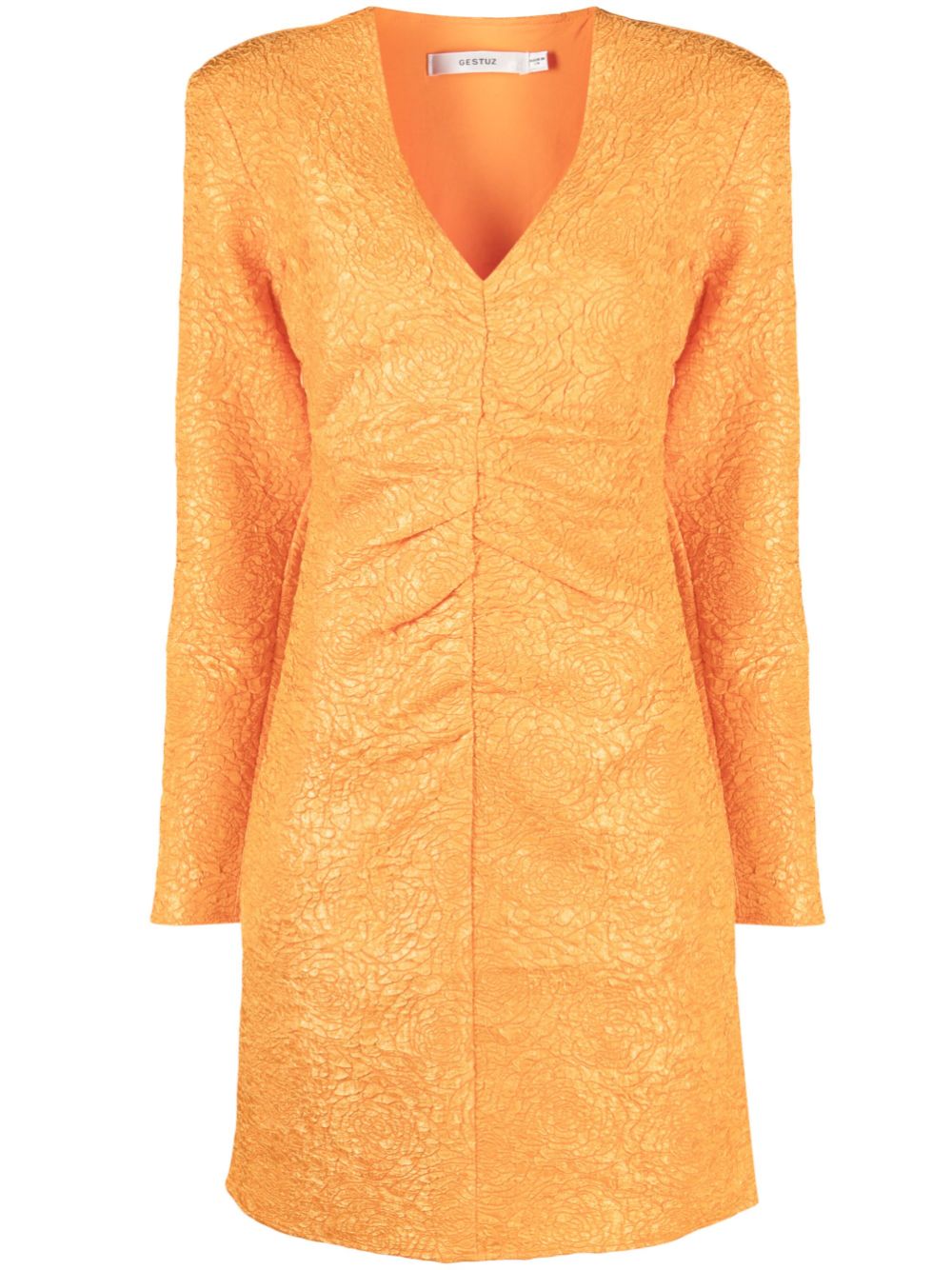 Gestuz Kleid mit Jacquardmuster - Orange von Gestuz