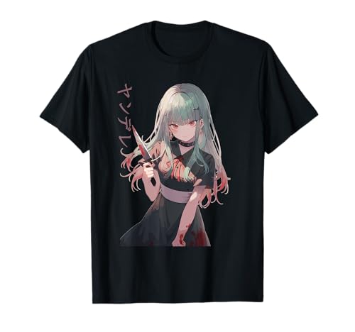 Gesugao Yandere Manga Anime Girl Charakter T-Shirt Gesugao Yandere Manga Anime Girl Charakter T-Shirt von Gesugao Merch, Yandere Merch & Anime Geschenkidee