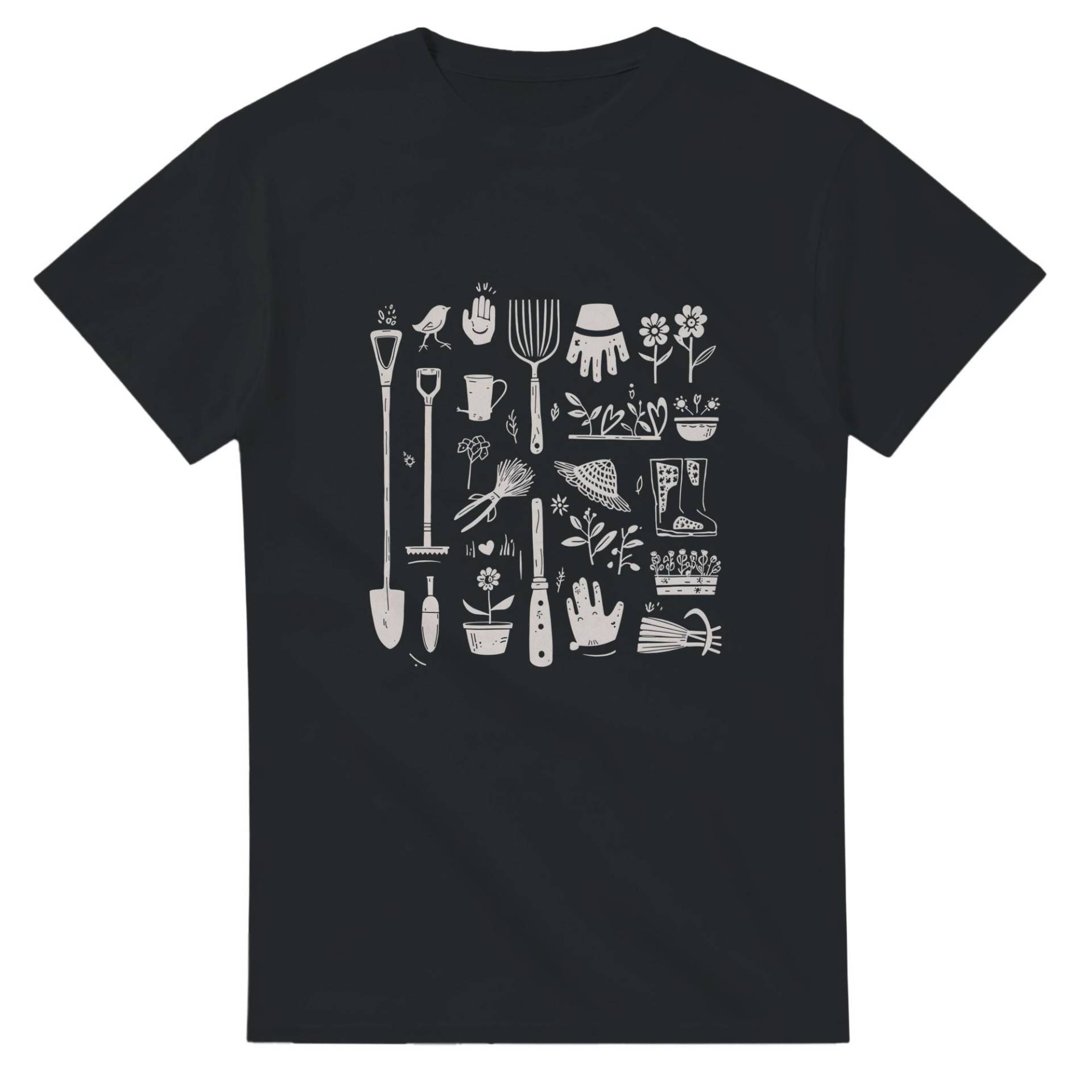 Gartenliebe T-Shirt - Lustiges Gartenmotiv Mit Werkzeugen & Pflanzen Für Hobbygärtner von GesundausderErde