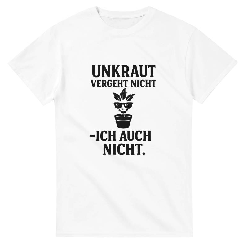 Unkraut Vergeht Nicht - Ich Auch Nicht" Lustiges Garten-Shirt Mit Cooler Pflanze Für Hobbygärtner & Naturfreunde von GesundausderErde
