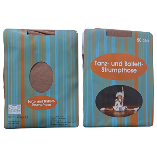 Kinder Tanzstrumpfhose Cheerleader Garde Tanzmariechen 90den Glänzend make up ab grösse 98 lieferbar (116-128) von Strumpfversand pfaff
