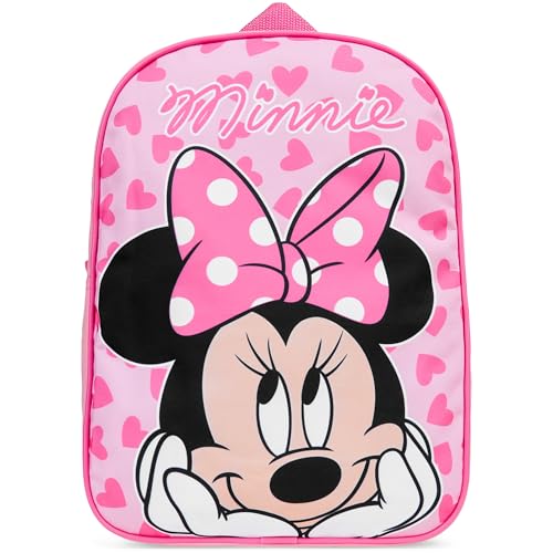Get Trend Disney Minnie Mouse Rucksack Kinder 3+ Jahre Kinderrucksack Tagesrucksack Leicht Vorschule Verstellbarer Gurt (Rosa Minnie Mouse) von Get Trend