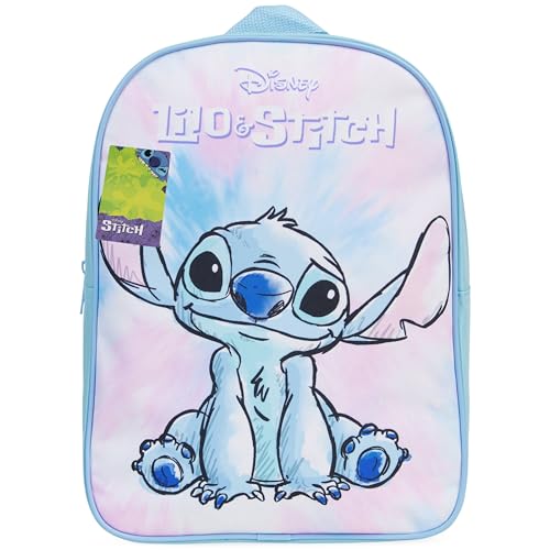 Get Trend Disney Stitch Rucksack Kinder 3+ Jahre Kinderrucksack Tagesrucksack Leicht Vorschule Verstellbarer Gurt (Blau Stitch) von Get Trend