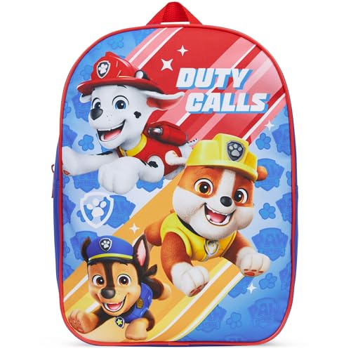 Get Trend Paw Patrol Rucksack Kinder 3+ Jahre Kinderrucksack Tagesrucksack Leicht Vorschule Verstellbarer Gurt (Blau Paw Patrol) von Get Trend