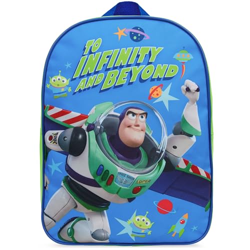 Get Trend Toy Story Rucksack Kinder 3+ Jahre Kinderrucksack Mädchen Jungen Tagesrucksack Leicht Vorschule Verstellbarer Gurt (Blau Buzz) von Get Trend