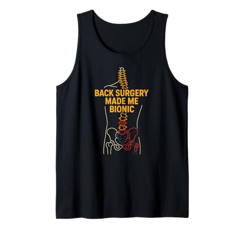 Back Surgery Made Me Bionic Cool Damen Chirurgie Recover Tank Top Back Surgery Made Me Bionic Cool Damen Chirurgie Recover Tank Top von Get Well Hospital Patient Surgery Recover Apparel