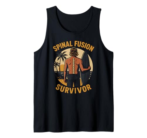 Rückenchirurgie Wirbelsäulenfusion Survivor Cool Herren Erholung Tank Top Rückenchirurgie Wirbelsäulenfusion Survivor Cool Herren Erholung Tank Top von Get Well Hospital Patient Surgery Recover Apparel