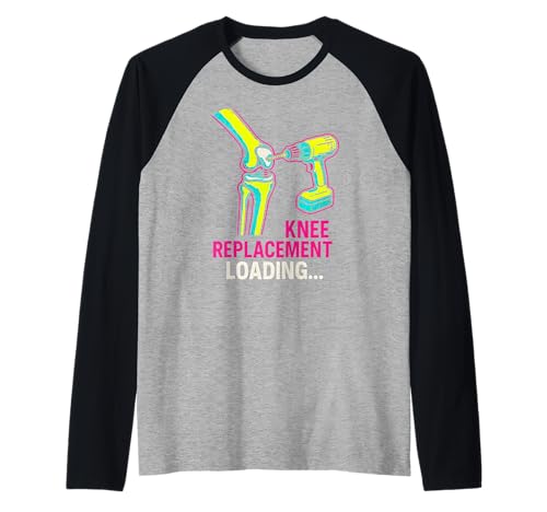 Chirurgie Knieersatz Loading Fun Herren Chirurgie Patient Raglan von Get Well Knee Surgery Recover Patient Gear