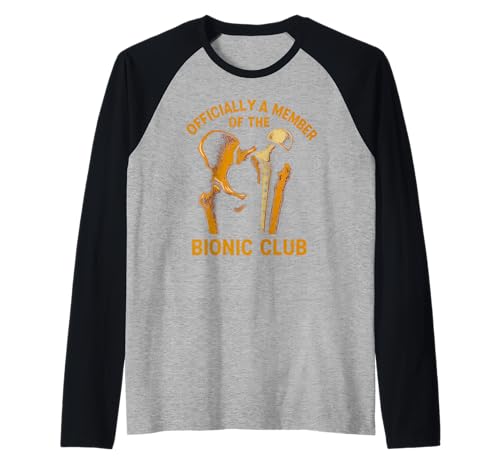 Bionic Hip Bionic Club Cool Herren Chirurgie Erholung Raglan von Get Well Patient Hospital Surgery Recovery Wear