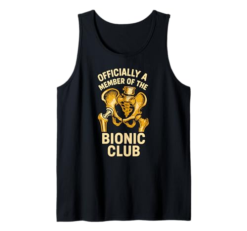 Bionic Hip Bionic Club Cool Herren Chirurgie Erholung Tank Top von Get Well Patient Hospital Surgery Recovery Wear