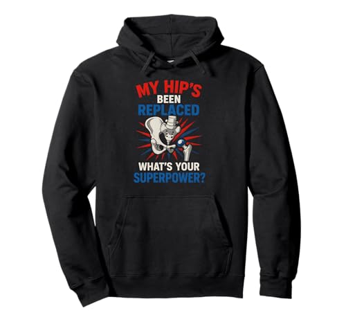 Hip Surgery Superpower Fun Damen Chirurgie Recovery Pullover Hoodie von Get Well Patient Hospital Surgery Recovery Wear