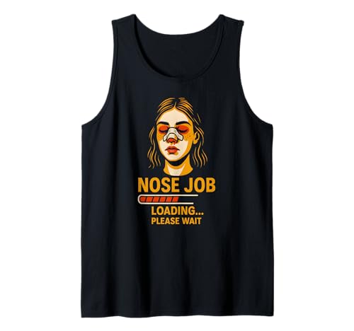 Nasen-Chirurgie Erholung Nase Job Loading Fun Damen Gute Besserung Tank Top von Get Well Surgery Patient Hospital Recover Nurse