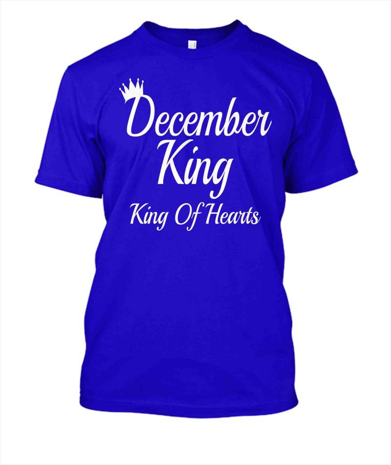 Dezember King Tshirt Unisex S M L Xl 2X 3X von GetChoTeeOnTShirts
