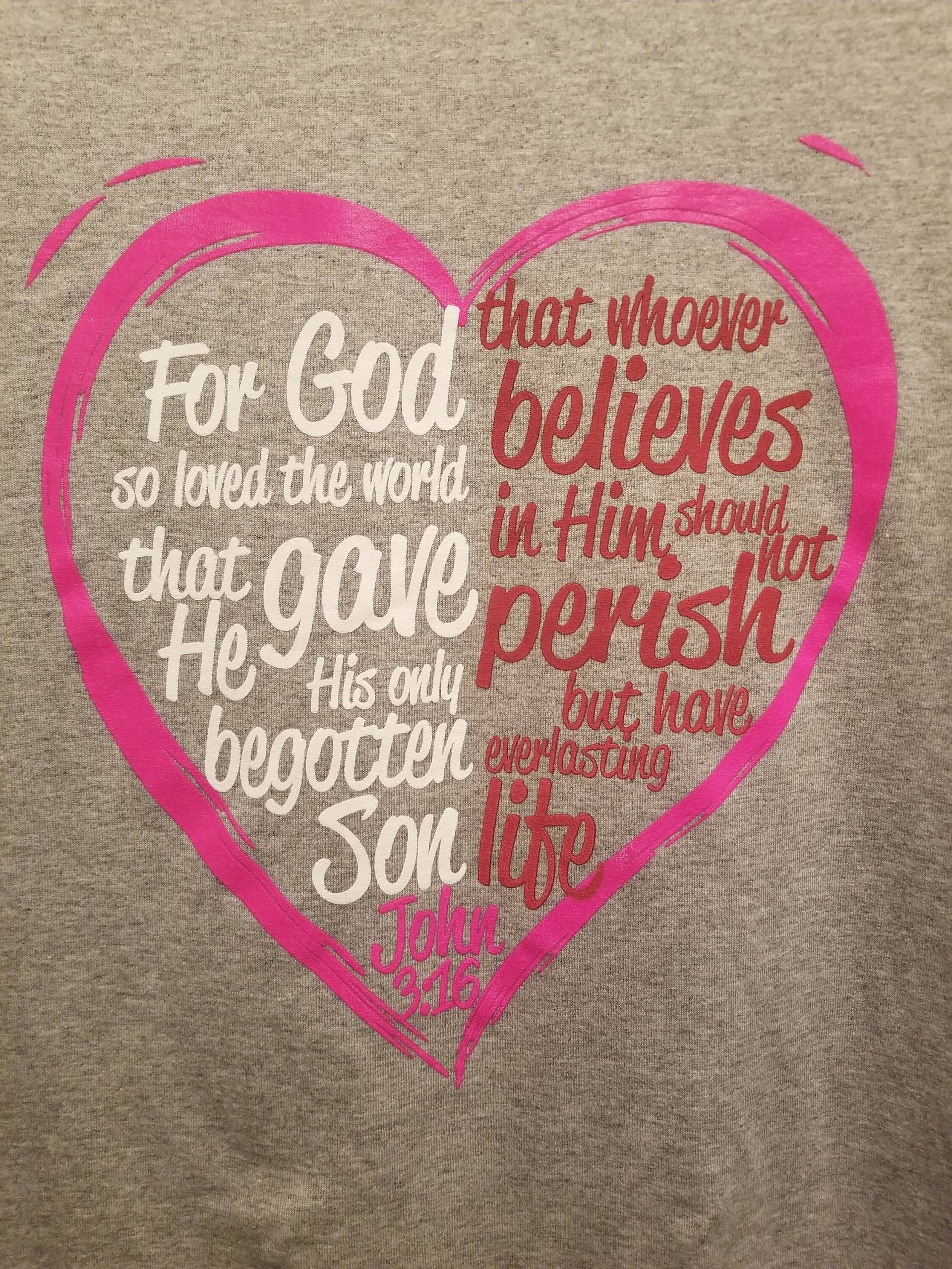 For God So Loved The World #1 Inspirational Motivational Faith Blessed Christian Jesus Pray Hustle Success Unternehmer Bibel Geschenk T-Shirt von GetChoTeeOnTShirts