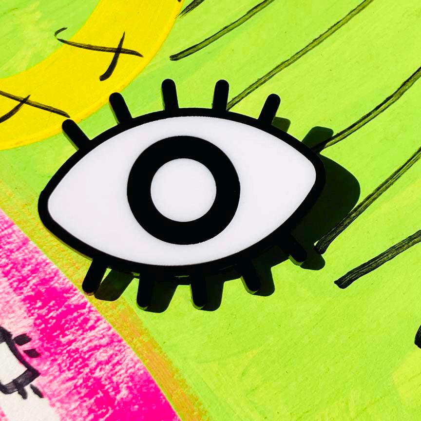 Acryl Augen Brosche // Schutz Böser Blick Accessoire Statement Piece Geschenk Energie Drittes Auge Acryl Augen Brosche // Schutz Böser Blick Accessoire Statement Piece Geschenk Energie Drittes Auge von GetMadeinLA