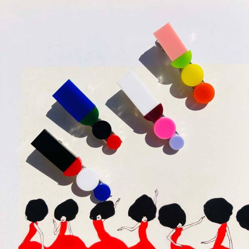 Acryl Geometrisch Color Block Haarspange // Accessoire Statement Piece Geschenk Modernismus Mod Haar Brosche Artsy Bunt Acryl Geometrisch Color Block Haarspange // Accessoire Statement Piece Geschenk Modernismus Mod Haar Brosche Artsy Bunt von GetMadeinLA