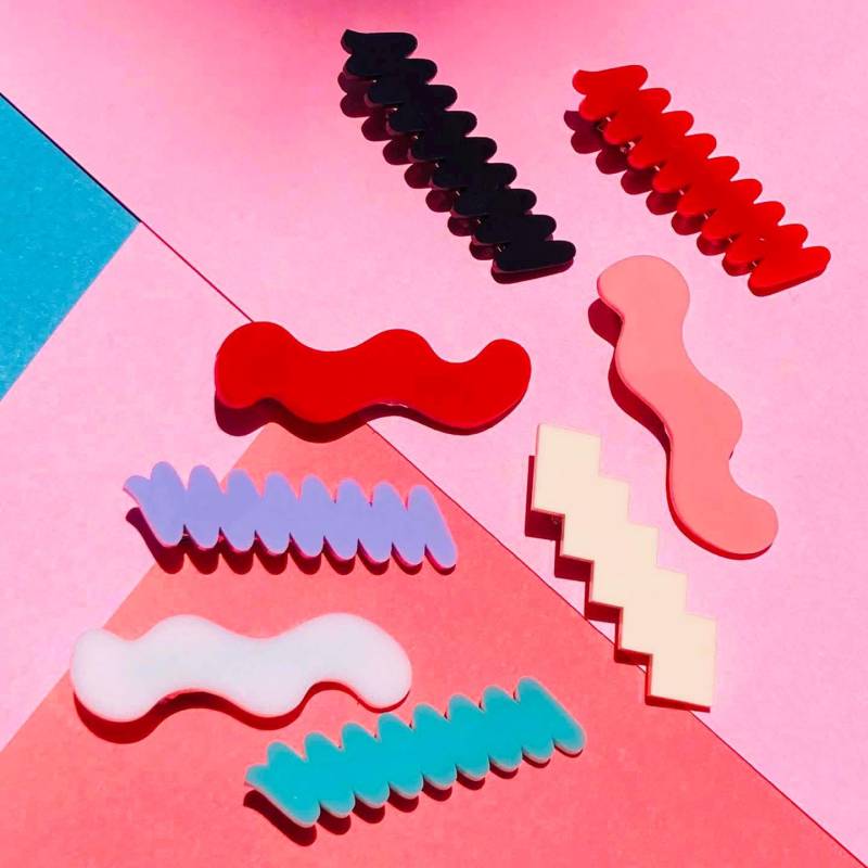 Verschnörkelte Moderne Acryl Haarspangen // Accessoire Statement Piece Geschenk Modernismus Mod Haarbrosche Artsy New Wave Verschnörkelte Moderne Acryl Haarspangen // Accessoire Statement Piece Geschenk Modernismus Mod Haarbrosche Artsy New Wave von GetMadeinLA