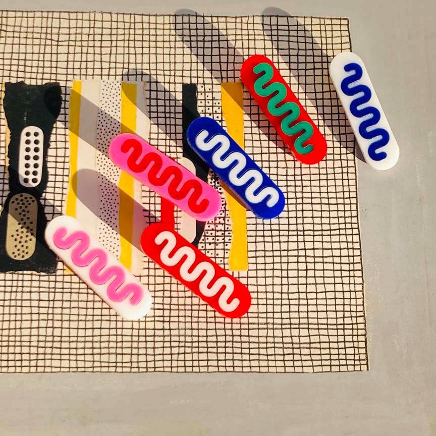 Verschnörkelte Moderne Acryl Haarspangen // Accessoire Statement Piece Geschenk Modernismus Mod Haarbrosche Artsy New Wave Verschnörkelte Moderne Acryl Haarspangen // Accessoire Statement Piece Geschenk Modernismus Mod Haarbrosche Artsy New Wave von GetMadeinLA