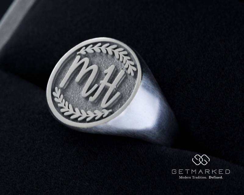 Personalisierte Sandgestrahlte Oberfläche Siegelring - Renaissance-stil | Jw0003 Personalisierte Sandgestrahlte Oberfläche Siegelring - Renaissance-stil | Jw0003 von GetMarked