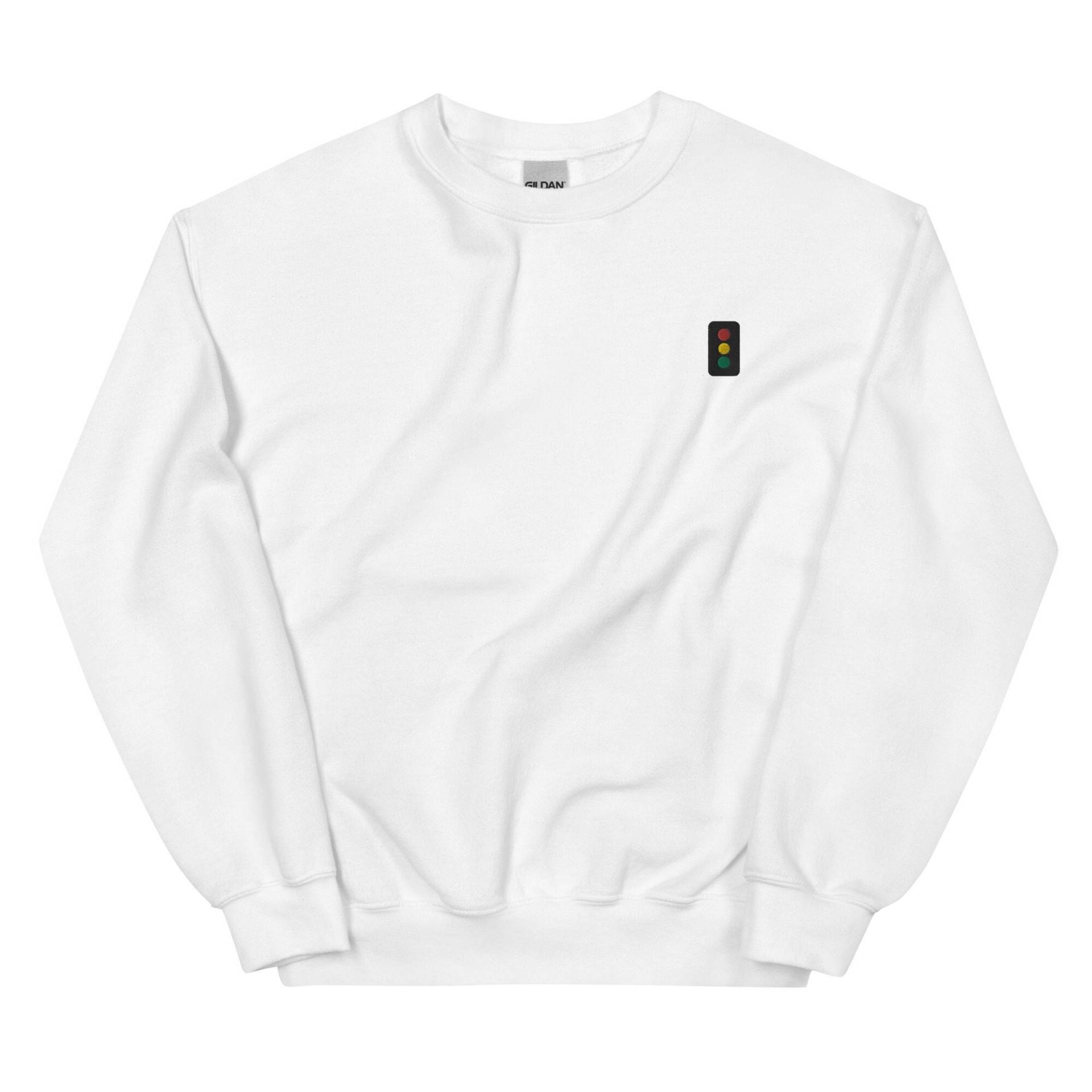 Ampel Besticktes Sweatshirt Geschenk, Süßer Unisex Crewneck Pullover, Langarm Pullover - Mehrere Farben von GetStitch