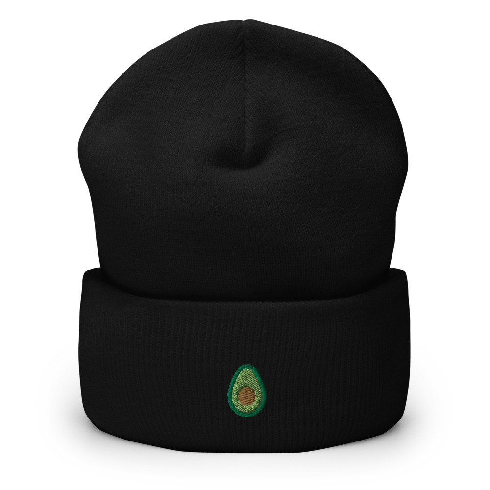 Avocado Bestickte Mütze, Handgefertigte Manschette Stricken Unisex Slouchy Erwachsene Winter Mütze Geschenk Avocado Bestickte Mütze, Handgefertigte Manschette Stricken Unisex Slouchy Erwachsene Winter Mütze Geschenk von GetStitch
