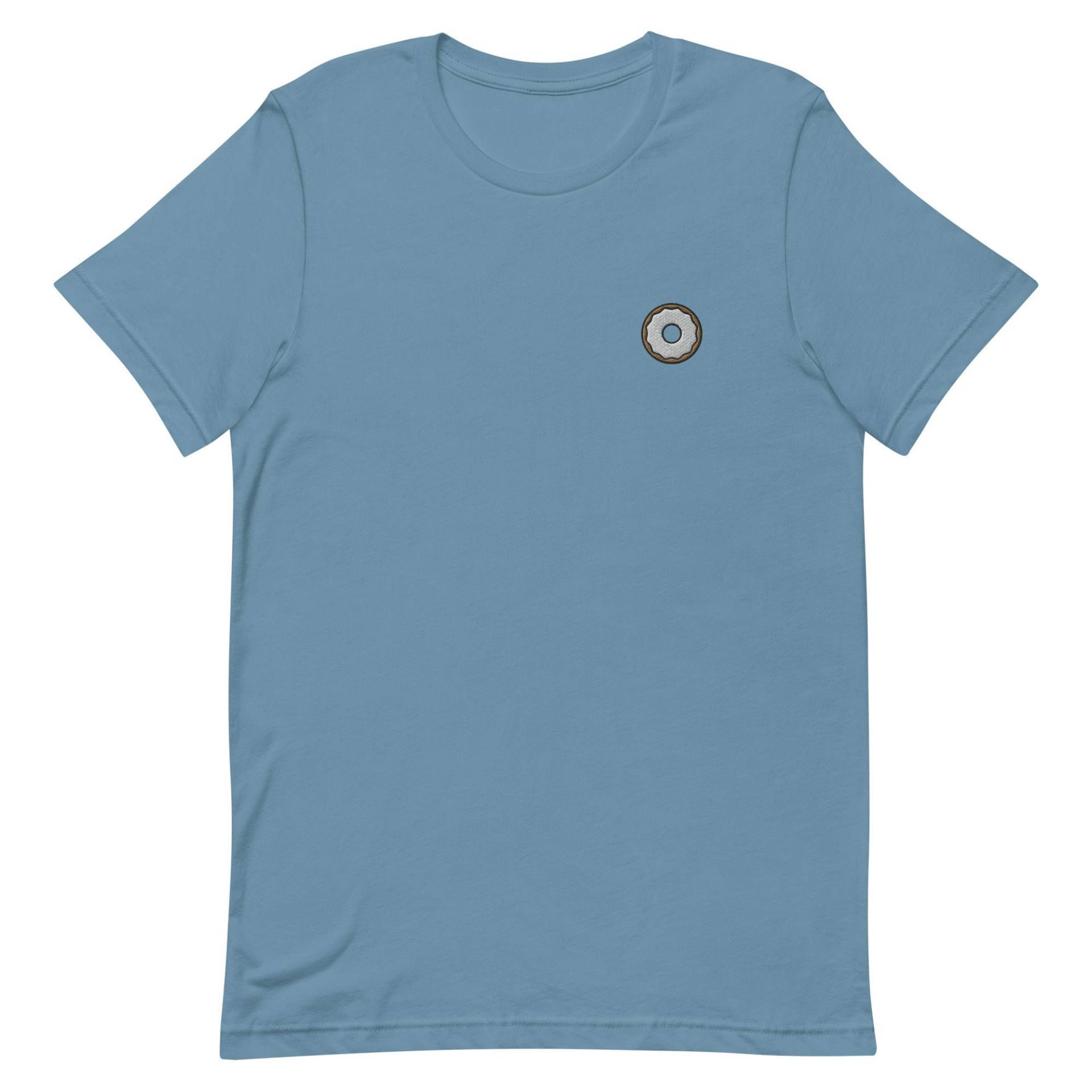 Bagel Unisex T-Shirt, Besticktes T-Shirt Geschenk Für Freund, Freundin, Kurzarm Shirt - Mehrere Farben von GetStitch