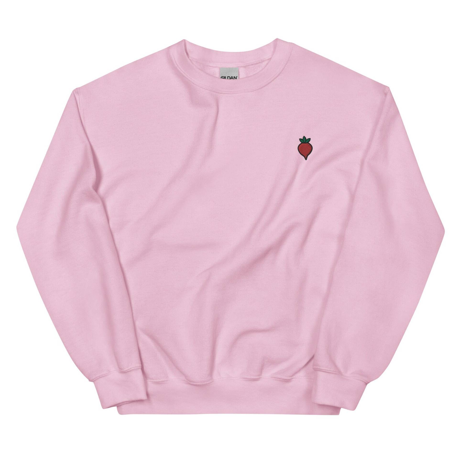 Beet Besticktes Sweatshirt Geschenk, Süßer Unisex Rundhalspullover, Langarmpullover - Mehrere Farben von GetStitch