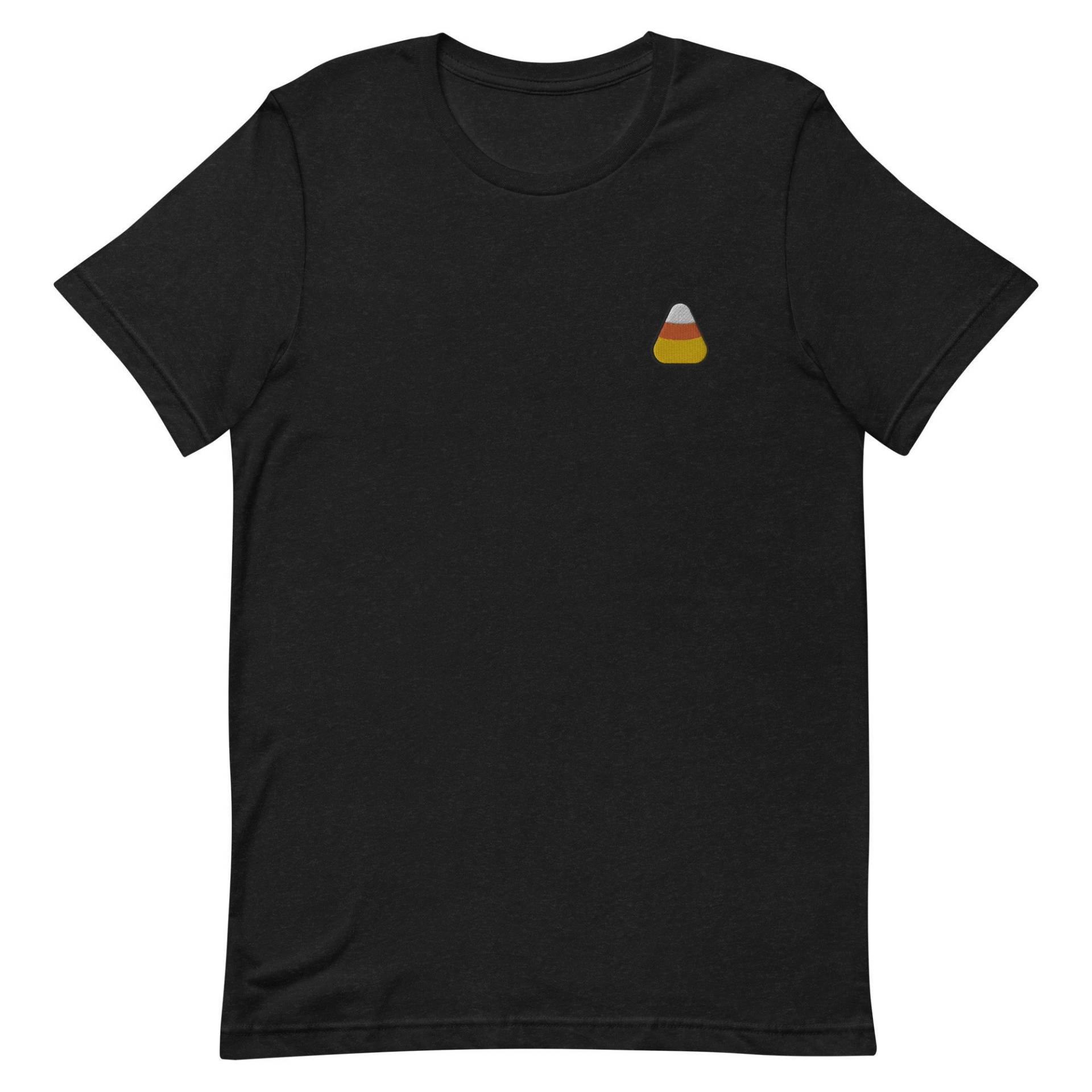 Candy Corn Unisex T-Shirt, Besticktes T-Shirt Geschenk Für Freund, Freundin, Kurzarm Shirt - Mehrere Farben von GetStitch