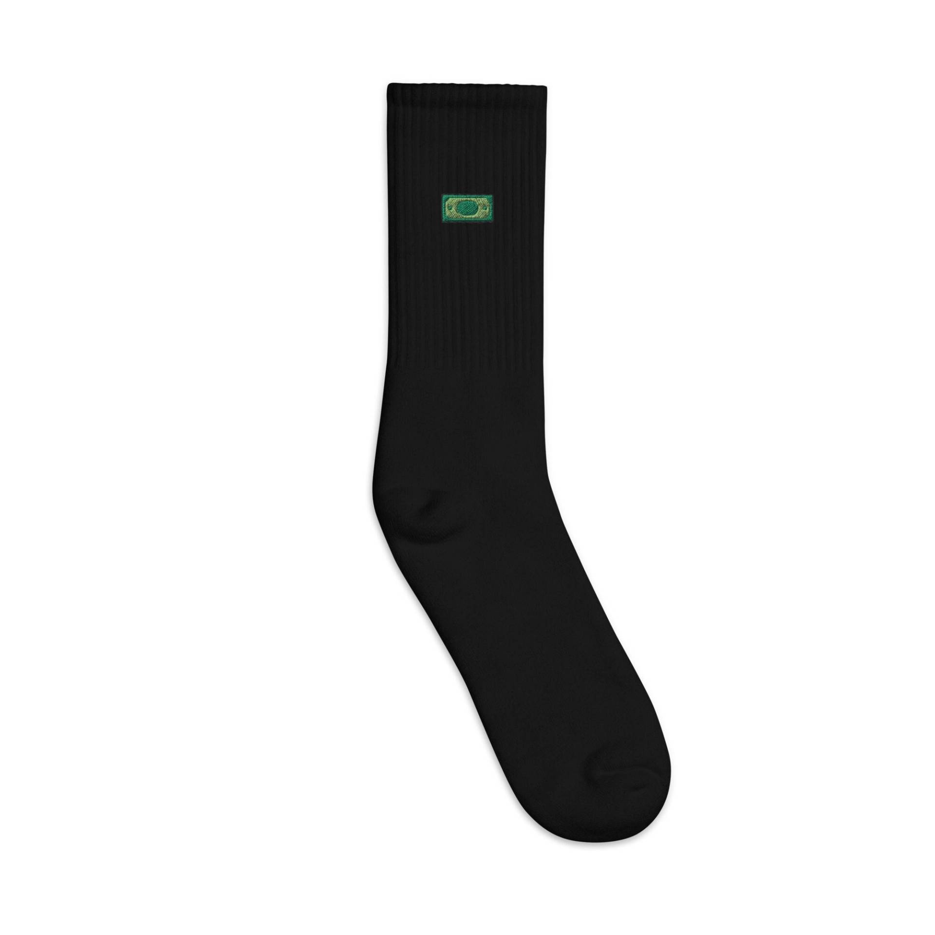 Cash Bestickte Socken, Premium Lange Socken Geschenk - Mehrere Farben von GetStitch