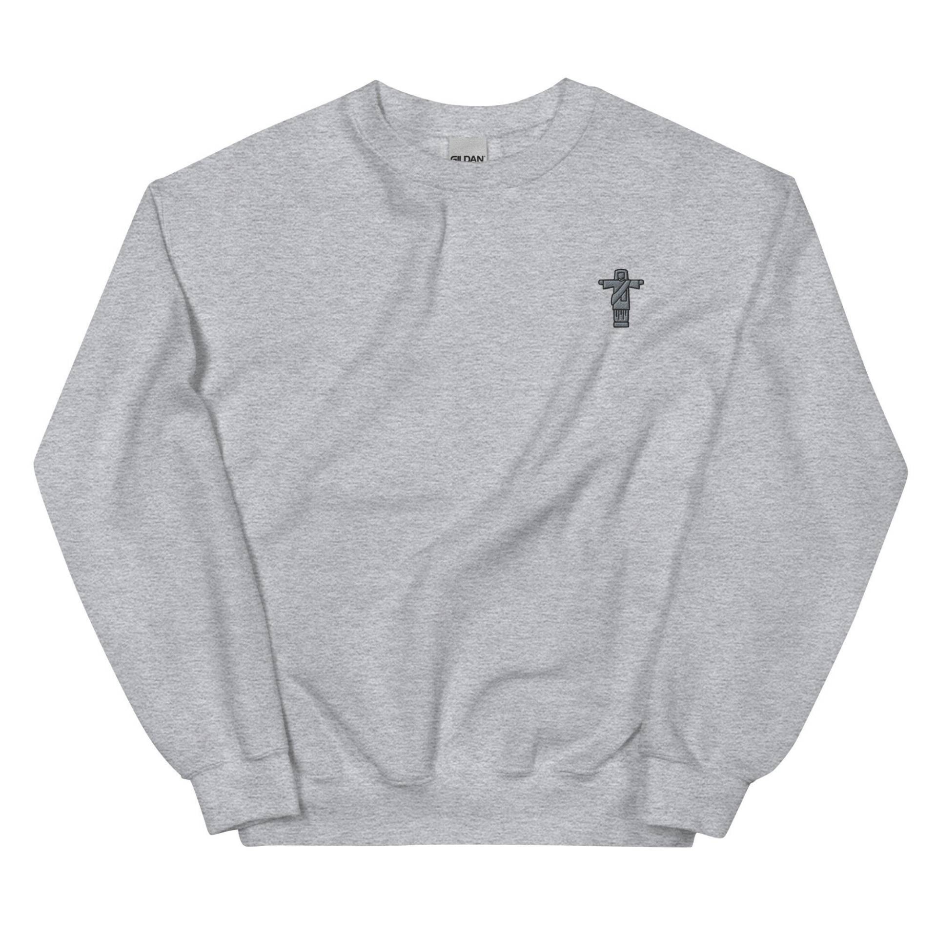 Christus Der Erlöser Besticktes Sweatshirt Geschenk, Süßer Unisex Rundhalspullover, Langarmpullover - Mehrere Farben von GetStitch