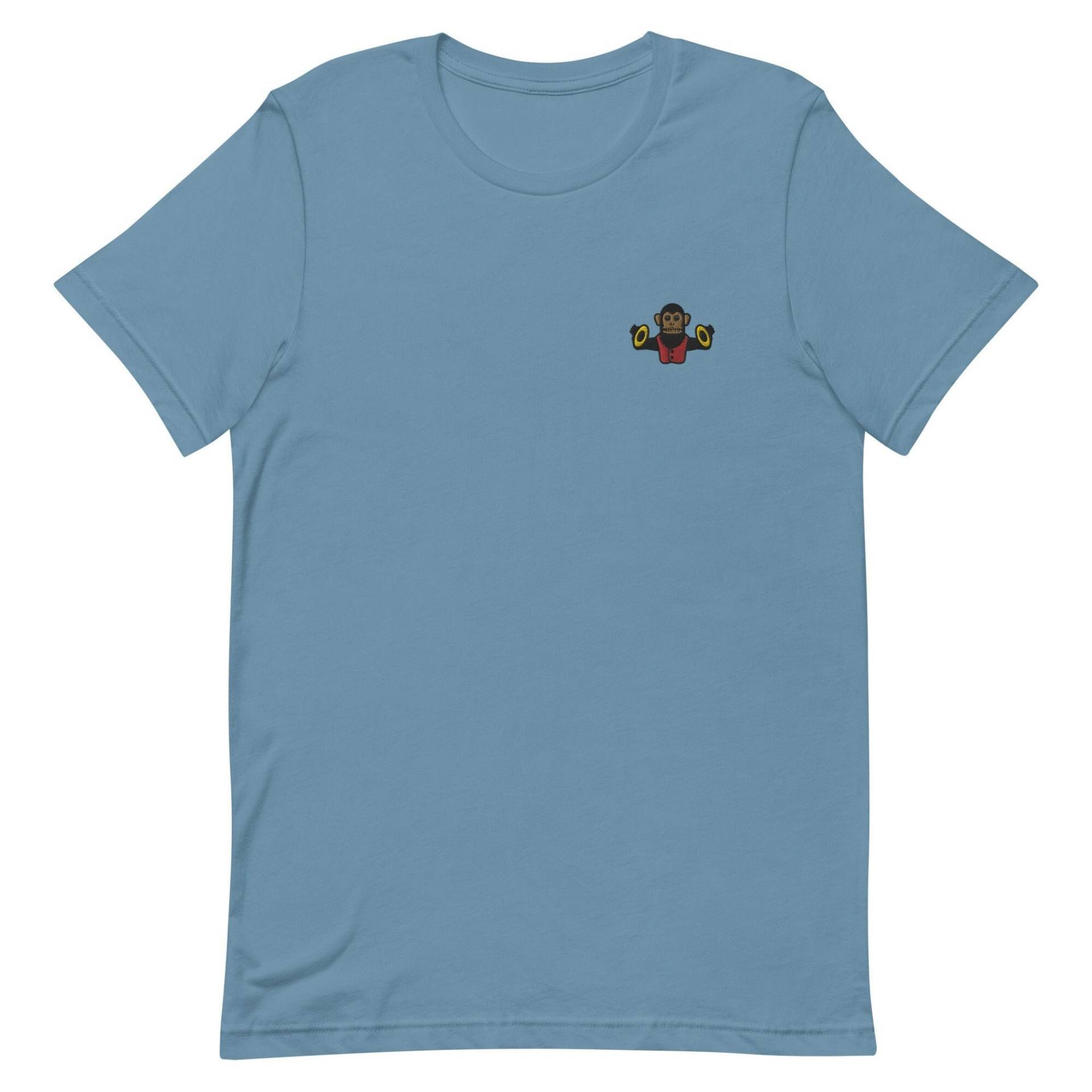 Cymbal Monkey Unisex T-Shirt, Besticktes T-Shirt Geschenk Für Freund, Freundin, Kurzarmshirt - Mehrere Farben von GetStitch