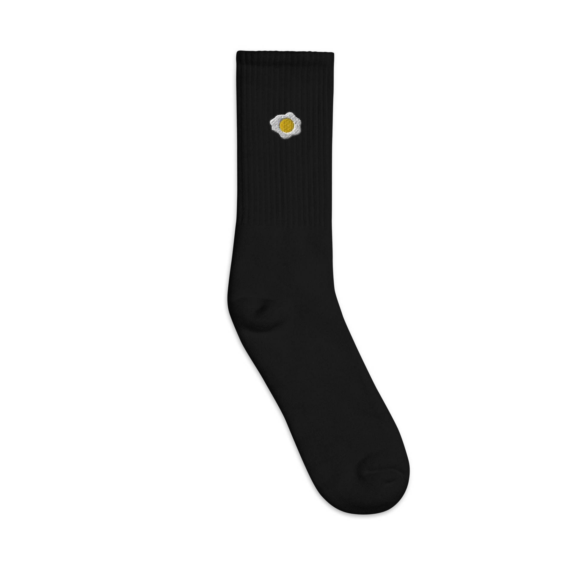 Eier Bestickte Socken, Premium Bestickte Lange Socken Geschenk - Mehrere Farben von GetStitch