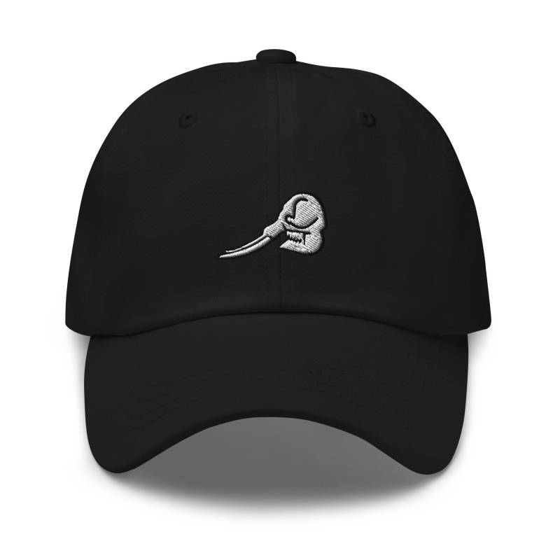 Elefantenschädel Bestickter Dad Hut, Unisex Cap, Verstellbare Baseballmütze Geschenk Für Ihn von GetStitch