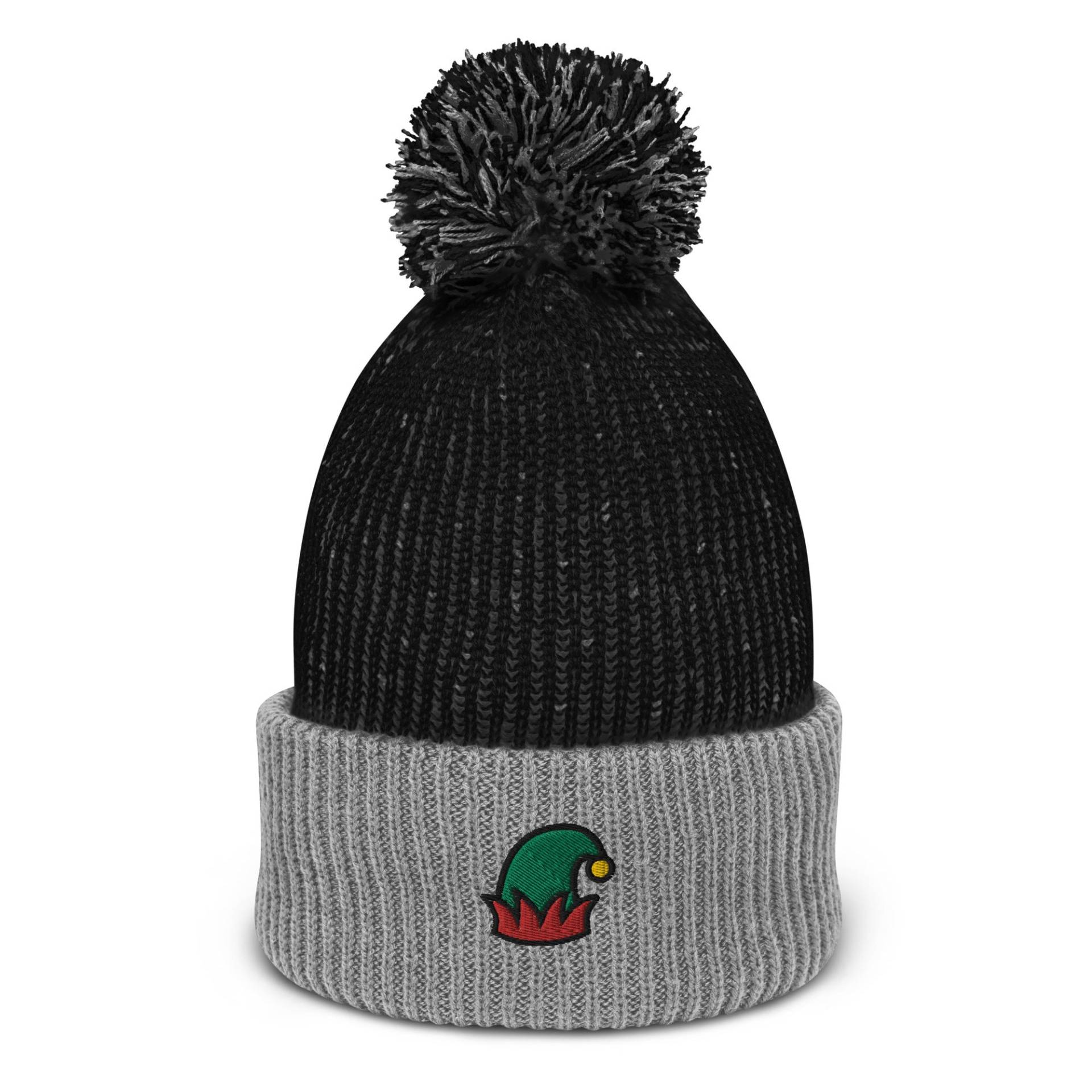 Elfenmütze Pom Beanie Bestickt von GetStitch