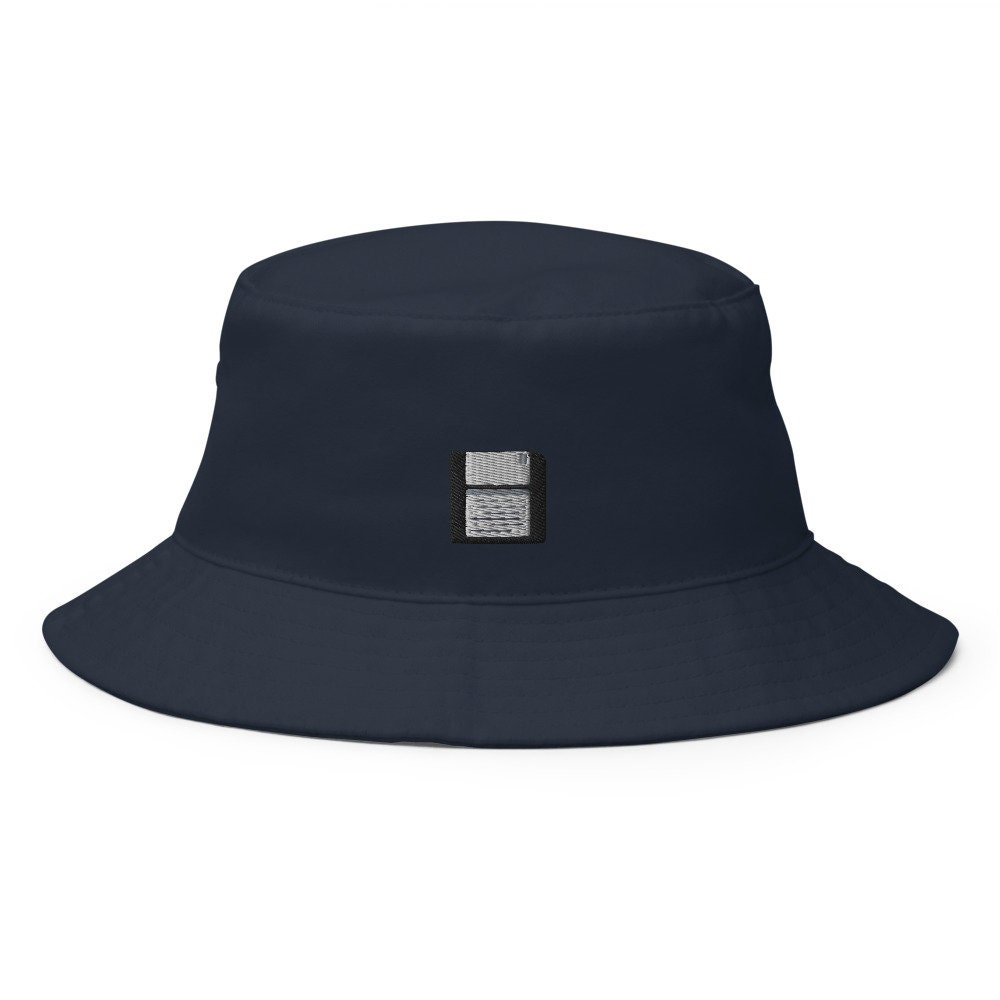 Floppy Scheiben Bestickter Bucket Hat, Handgemachter Unisex Sonnenhut Aus Baumwolle, Sommerhut Geschenk von GetStitch